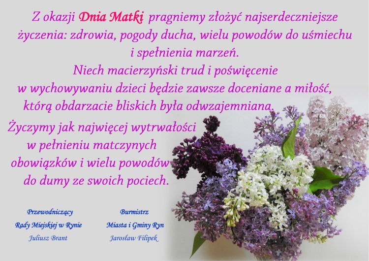 życzenia Dzień Matki