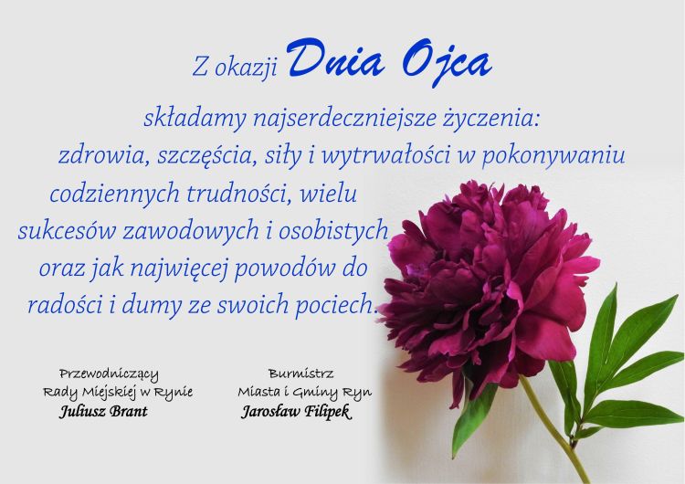 życzenia Dzień Ojca