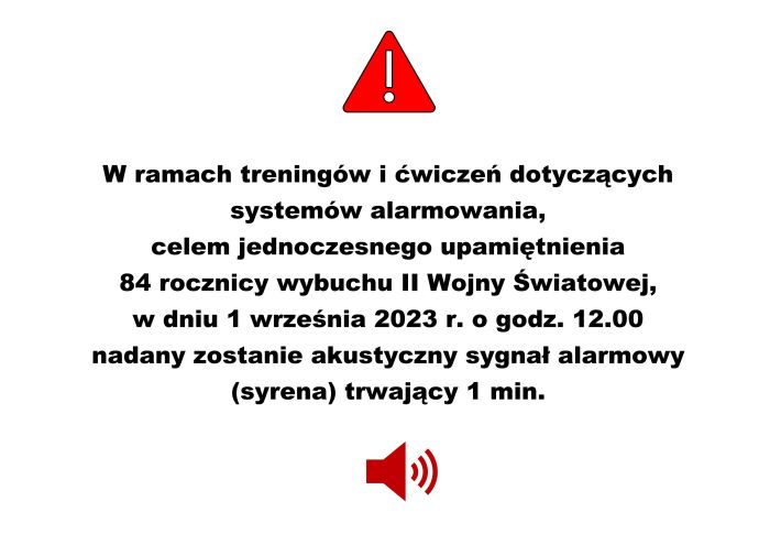 alarm rocznica 